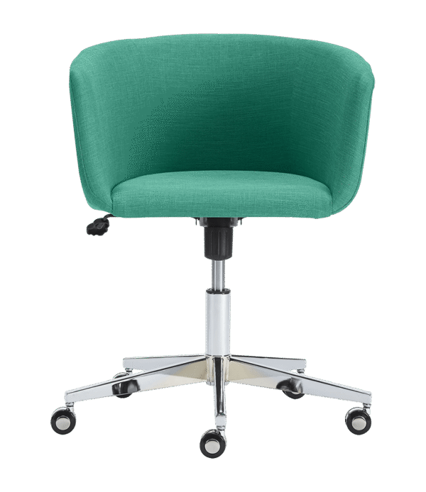Coup teal office chair - Image 3