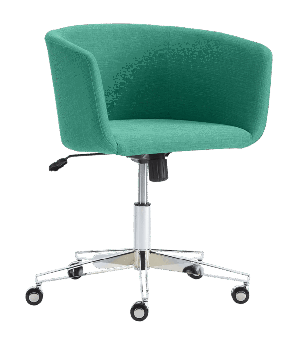 Coup teal office chair